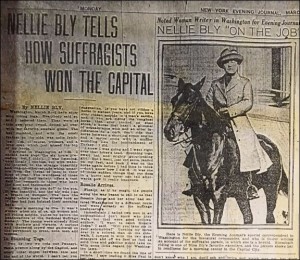 Nellie Bly in de New York Evening Post van 3 maart 1913